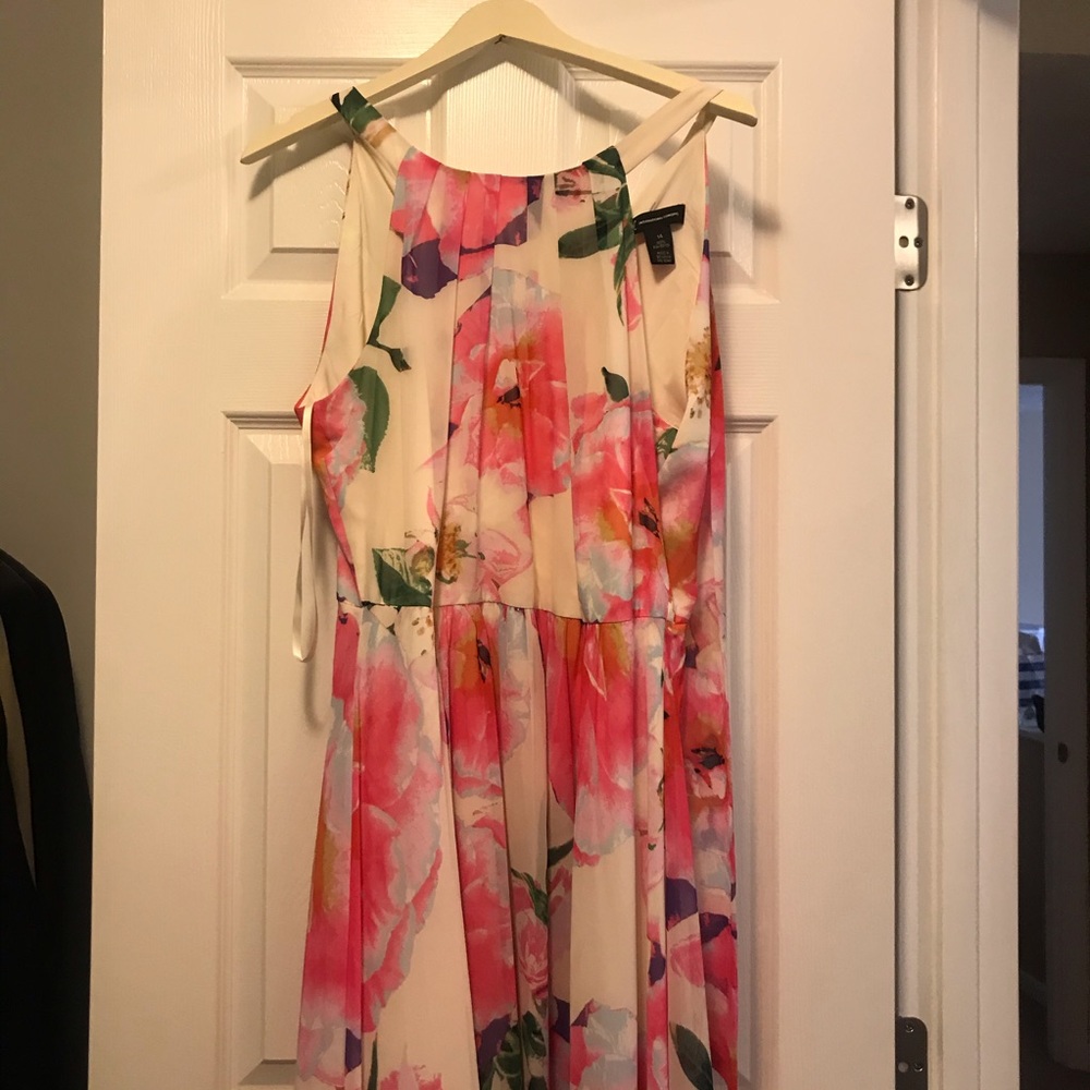 INC Maxi Floral Dress- Size 14